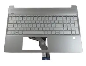 Top Cover con Tastiera HP 15-DY 15-EF 15S-EQ Natural Silver Layout Italiano