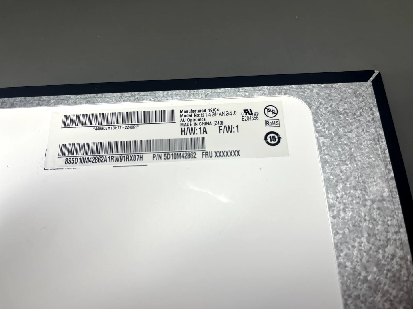 B140HAN04.0 HW1A 2 F/W:1 Display lcd