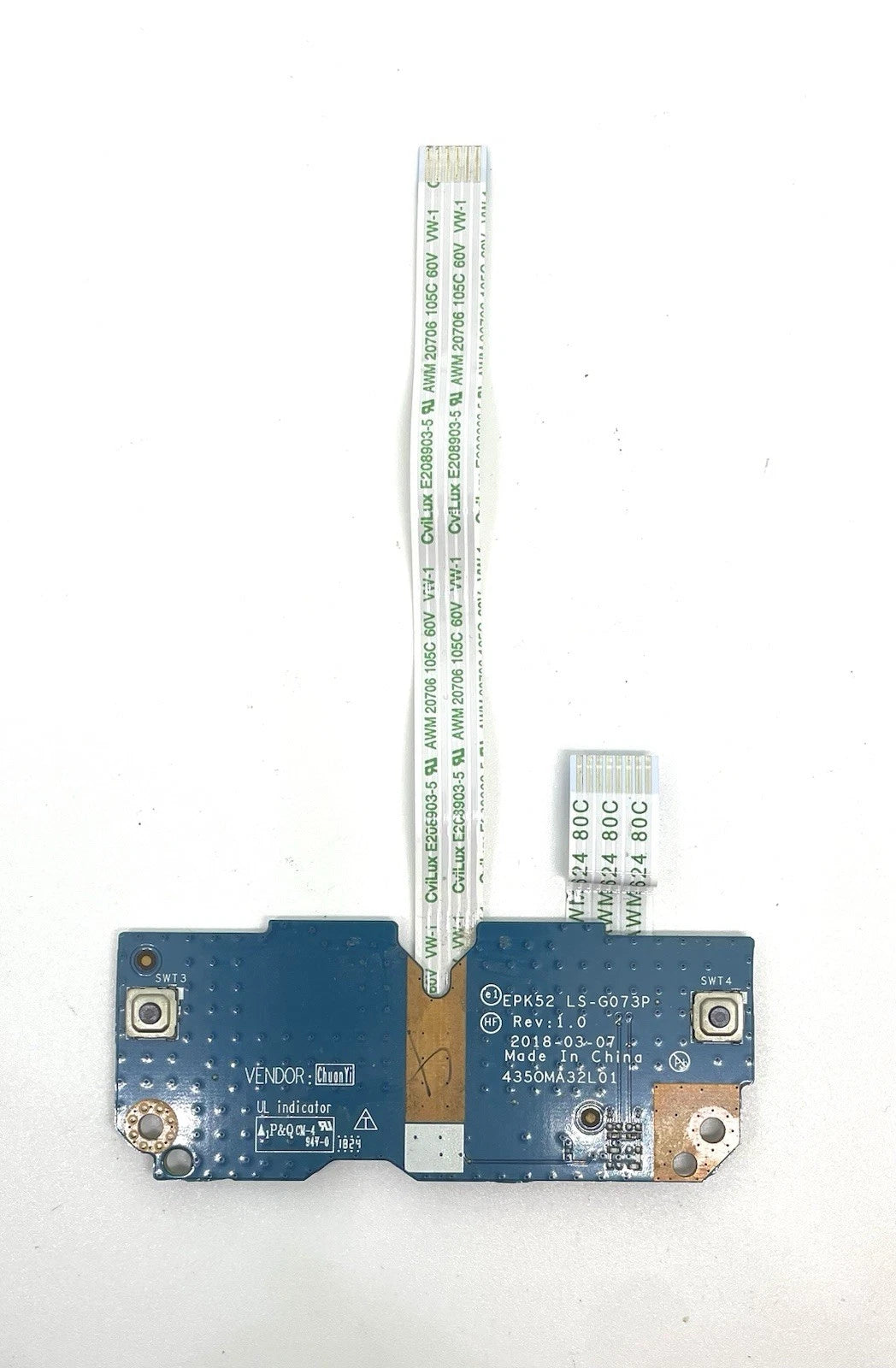 Cavo Flat EPK52 LS-G073P Originale USB Power Board Notebook Laptop Flex Cable