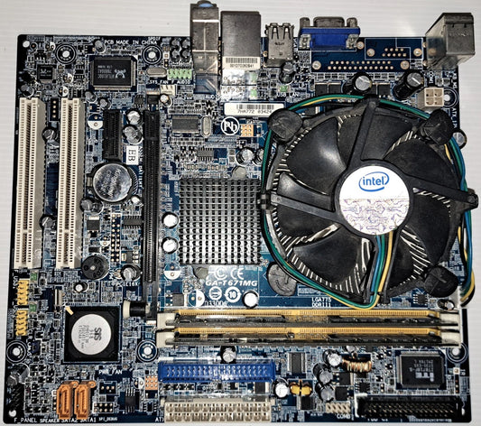 Scheda Madre Gigabyte GA-T671MG , Intel Pentium Dual CPU E2160, 4 core, 768MBT
